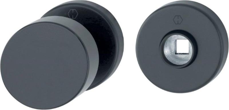 HOPPE KNOP F9714M OP ROZET 58/42KV/42KVS Z.KRUK