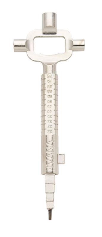 IVANA/DX BOUWSLEUTEL KUNSTSTOF BLAUW