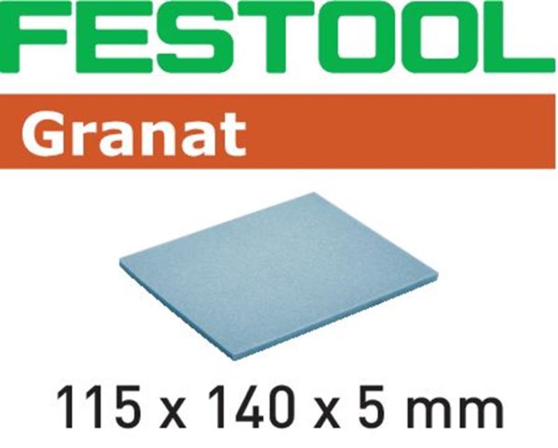 FESTOOL SCHUURPADS GRANAT 115X140X5 EF500  20X