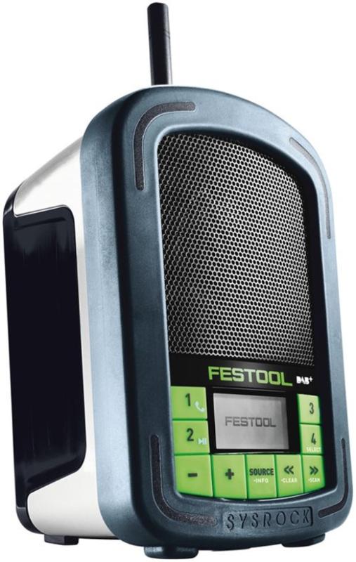 FESTOOL 230V 18V BOUWRADIO  SYSROCK BR10 DAB+