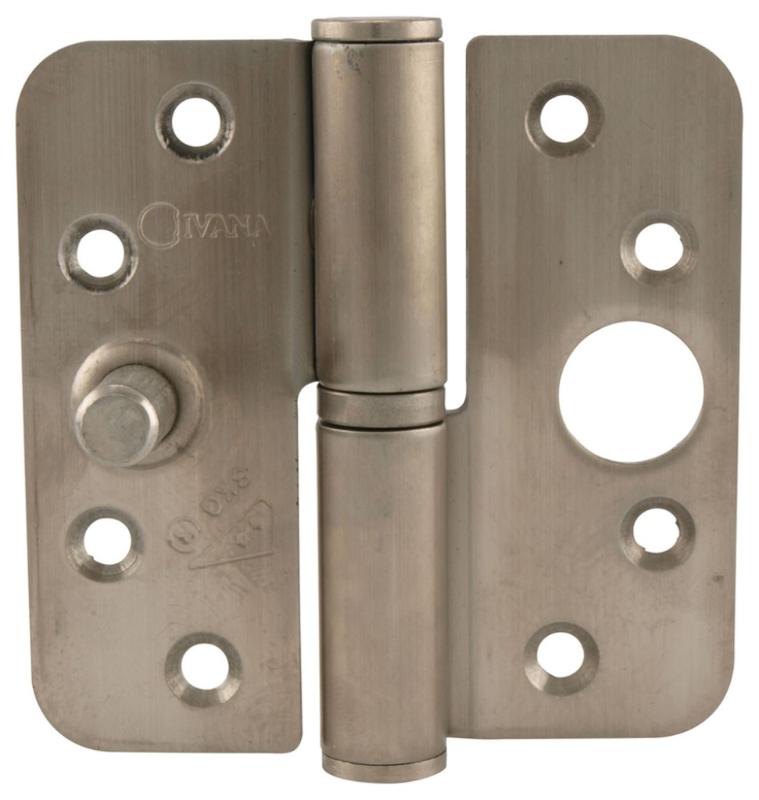 IVANA VH KOGELPAUM RVS   89X89X3  MM DIN LS ROH