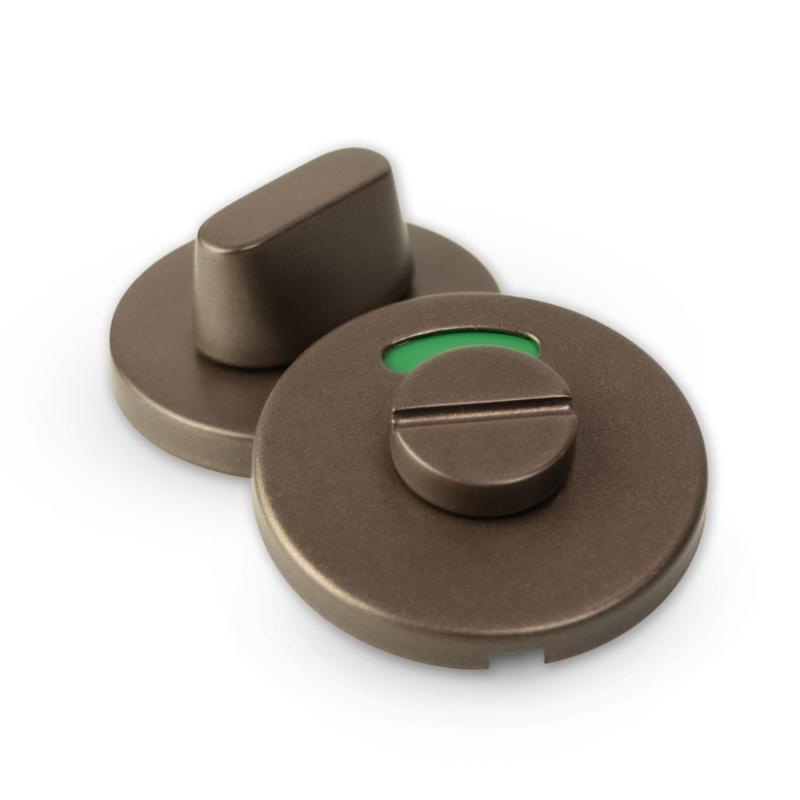 IVANA TOILETGARN. SET ROND RVS BRONS