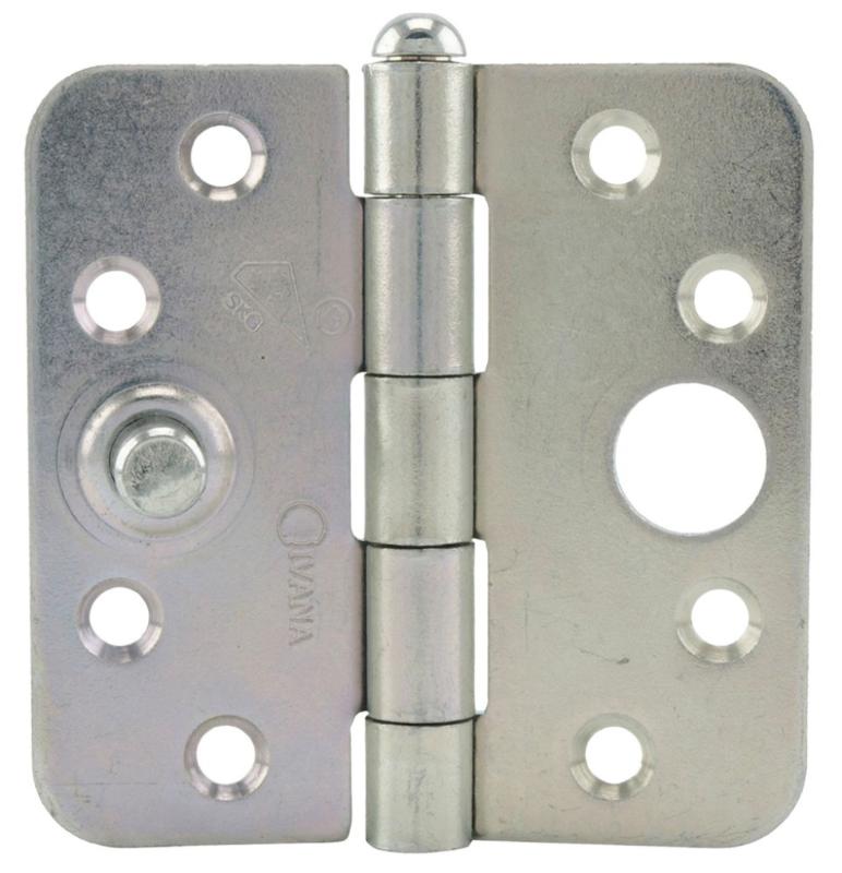 IVANA VH SCHARNIER KOB.VERZ. 76X76X2   MM ROH-LOS-MP