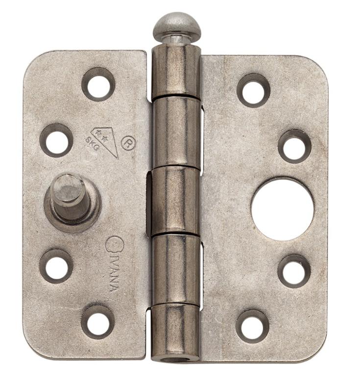 IVANA VH SCHARNIER RVS 89X89X2.5 MM ROH-VERP