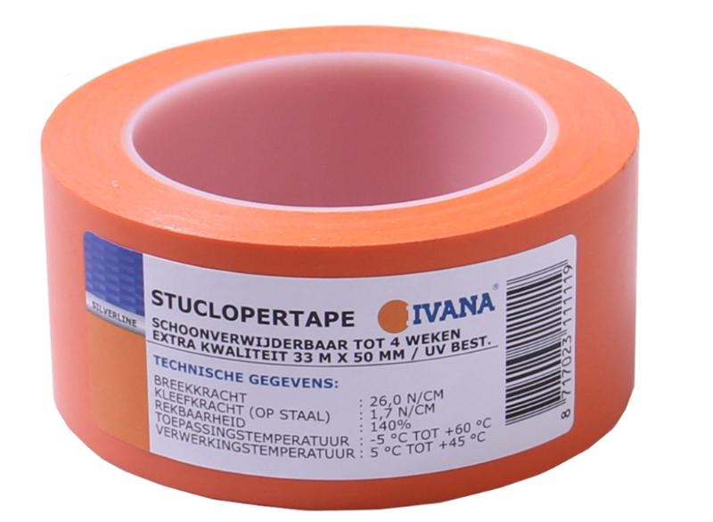 IVANA STUCLOPERTAPE 33MX50MM ORANJE