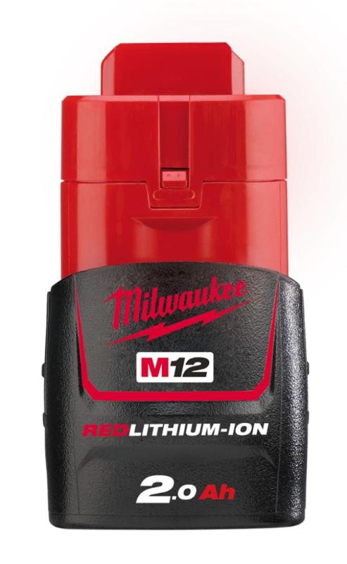MILWAUKEE 12V 2.0AH ACCU RED LI-ION  M12B2