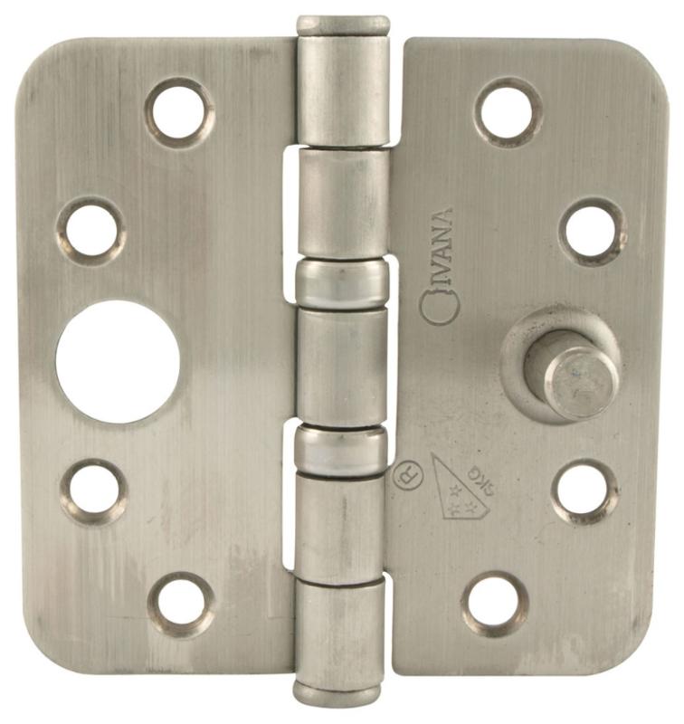 IVANA VH KOGELSCHARNIER RVS  89X89X2.5 MM ROH-LOS