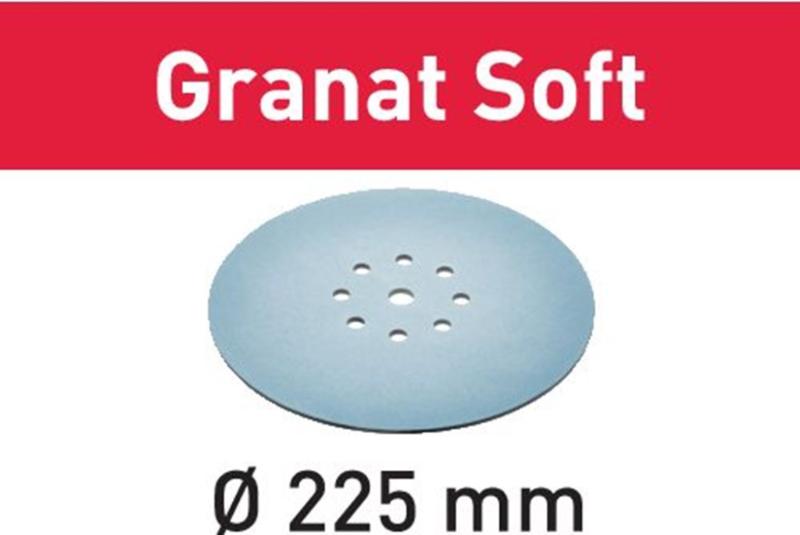 SCHUURPAPIER GRANAT SOFT STF D225 P400 GR S/25