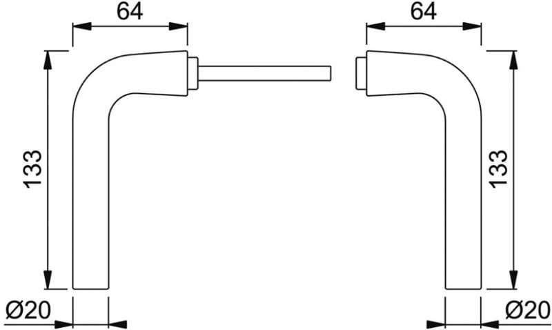 HOPPE DEURKRUK F1 150L SST BONN