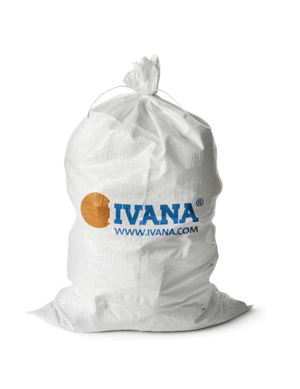 IVANA GEWEVEN PUINZAKKEN 75X120CM  (10 ST)