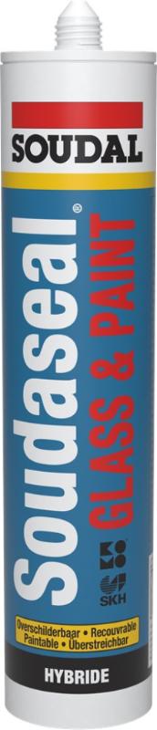 SOUDAL SOUDASEAL GLAS&PAINT WIT 290 ML