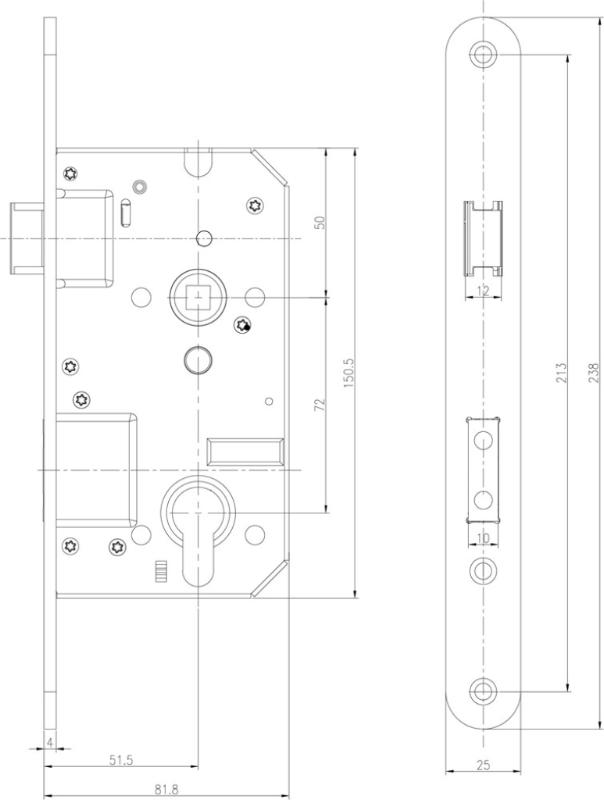 DX VEILIGHEIDSSLOTEN 4139/27 RS SKG2 PC72