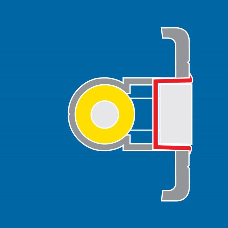 IVANA INB RAAMSLUITLIJST 3811R 1000-1200MM  51078