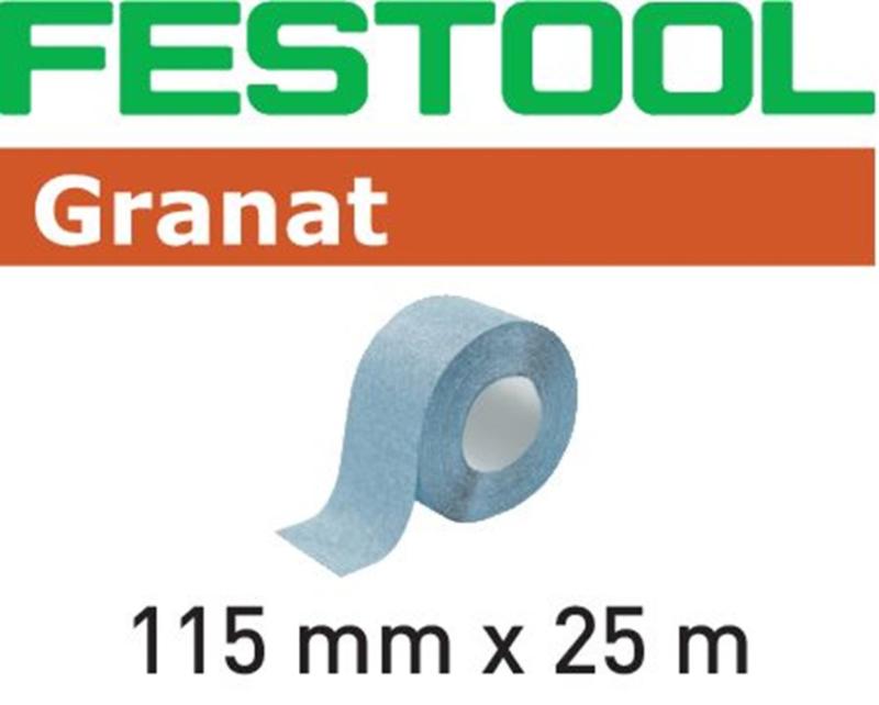 FESTOOL SCHUURROL      GRANAT 115X25M     P180