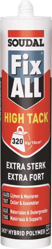 SOUDAL FIX ALL HIGH TACK KOMO WIT 290 ML