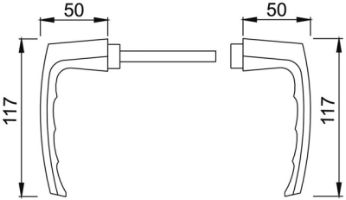 HOPPE DEURKRUK F1 107V DD 40