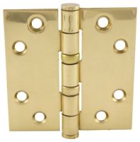 IVANA KOGELSCHARNIER MESSING GEPOL.  76X 76X2.5 MM