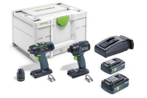 FESTOOL 18V COMBISET TID 18 HPC 4,0 I SET T18