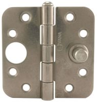 IVANA VH SCHARNIER RVS 76X76X2   MM ROH-VERP