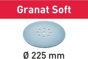 SCHUURPAPIER GRANAT SOFT STF D225 P400 GR S/25
