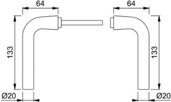 HOPPE DEURKRUK F1 150L SST BONN