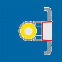 IVANA INB RAAMSLUITLIJST 3811R  800-1000MM  51077