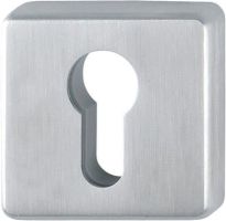 HOPPE VIERKANTE CILINDERROZET  F69 E52KVS PC RVS