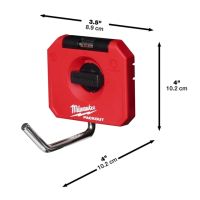 MILWAUKEE PACKOUT ENKELE RECHTE HAAK
