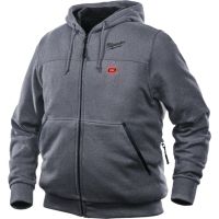 MILWAUKEE 12V VERWARMDE HOODIE GRIJS MT L