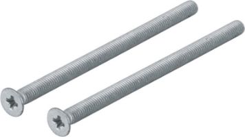 HOPPE BEVESTIGINGSSET TBV RVS EN ZWARTE VH ROZETTEN