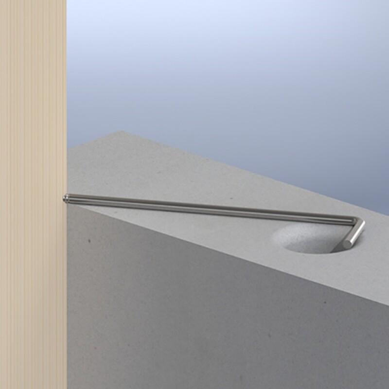 KOZIJNANKERS RVS DRAAD    200X50X6