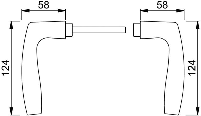HOPPE DEURKRUK F1 1515 SST VITORIA