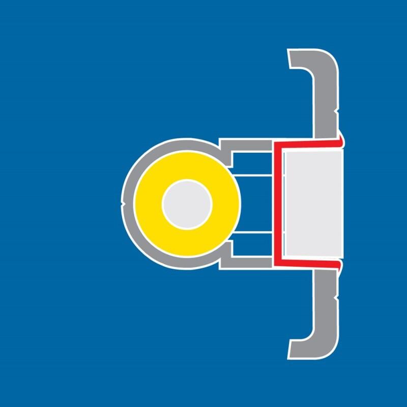 IVANA INB RAAMSLUITLIJST 3811R 1000-1200MM  51078