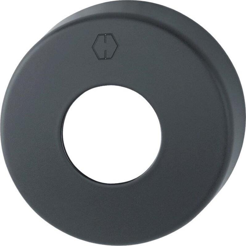 HOPPE LOSSE AFDEKKAP 19 RONDE ROZET ZWART F9714M