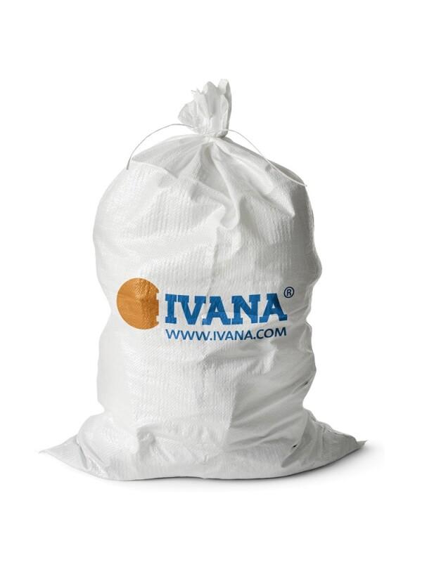 IVANA GEWEVEN PUINZAKKEN 75X120CM  (10 ST)