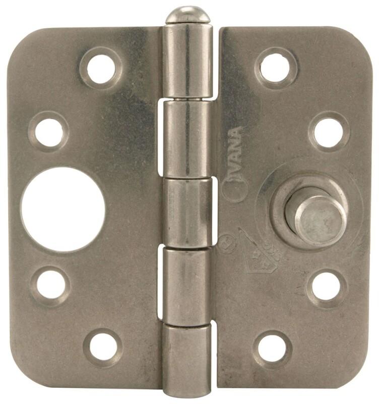 IVANA VH SCHARNIER RVS 76X76X2   MM ROH-VERP