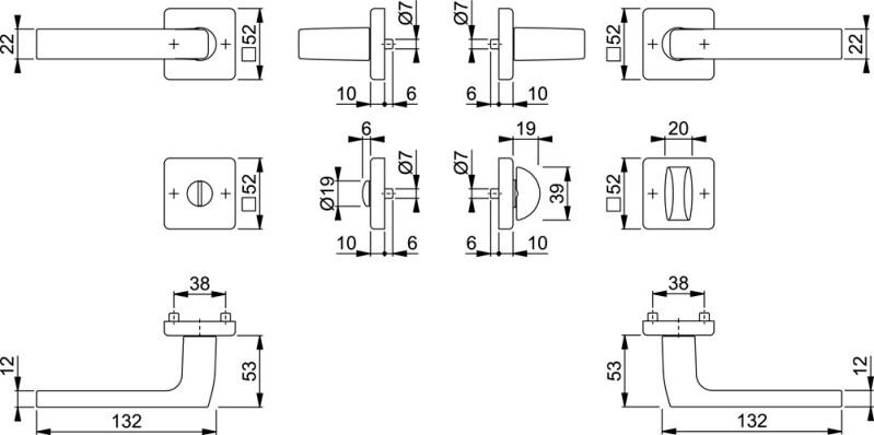 HOPPE GARN F1 DALLAS 1643Z/52KV/52KVS WC