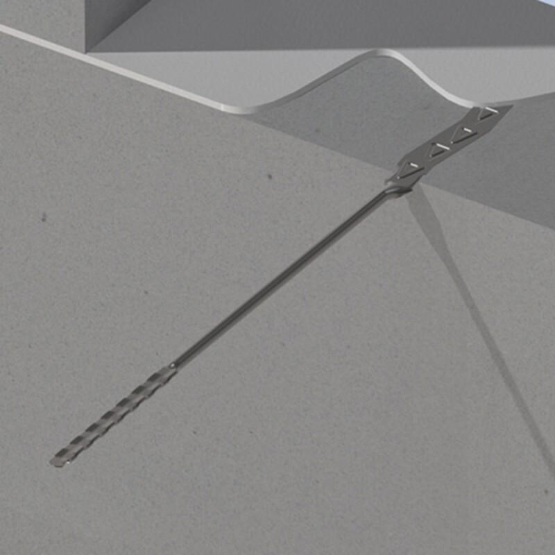 PRIK-SPOUWANKERS RVS-A2 280X4MM VLAK 115-145   35540