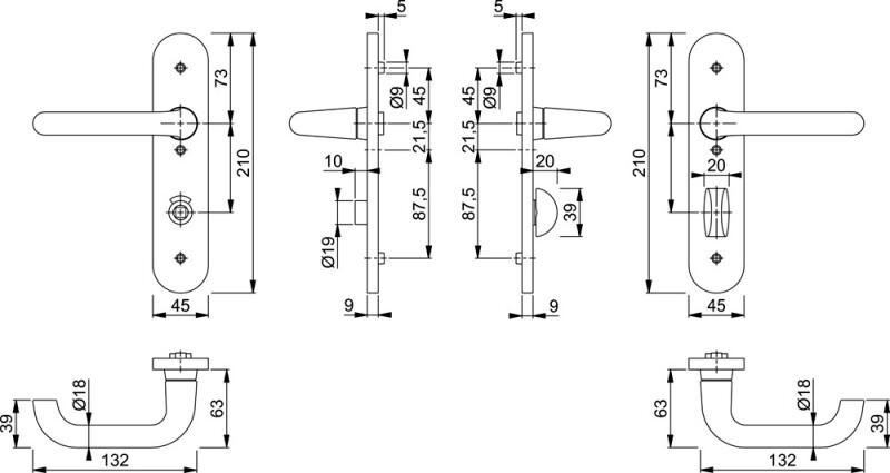 HOPPE KRUKGARN.F1 138L/3056RF-3 8X63 MM LS-DIN RS