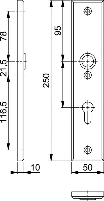 HOPPE VH BINNENSCHILD F1 2214 PC 72 SKG**R