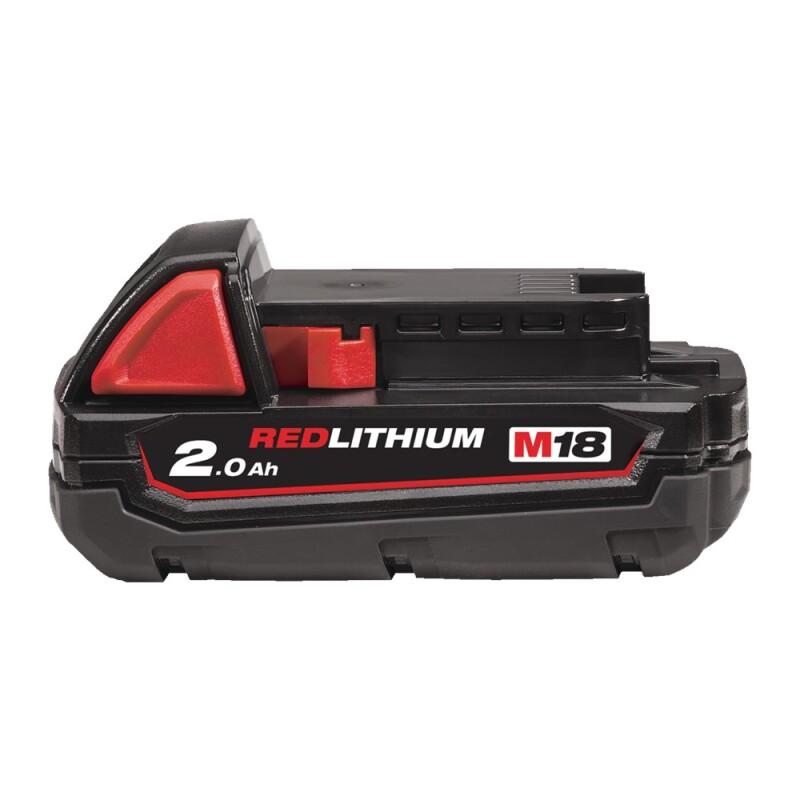 MILWAUKEE 18V 2.0AH ACCU LI-ION   M18B2