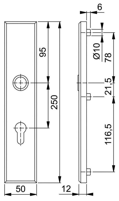 HOPPE VH BU LS M/KRG F1 2235 PC 92 SKG**R