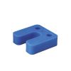 Thumbnail DRUKPLAAT 70X70 20MM MET SLEUF BLAUW (48ST) GB
