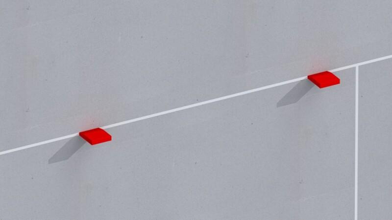 KUNSTSTOF STELWIG 40X23X5MM DS  A 450 ST ROOD KS