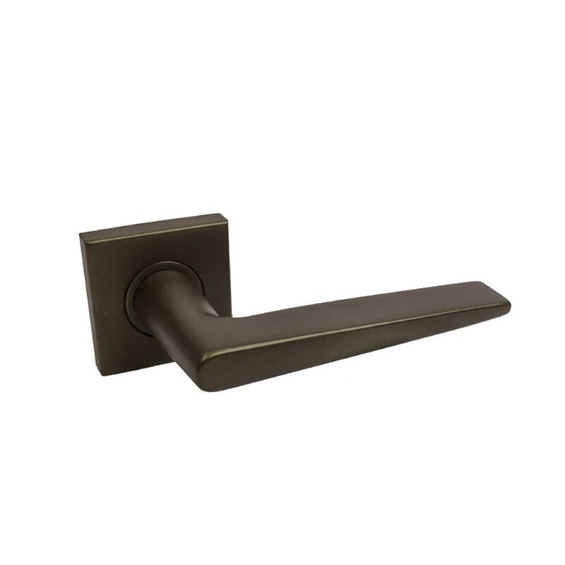 IVANA DEURKRUKSET TREND OP VIERKANT ROZET RVS BRONS